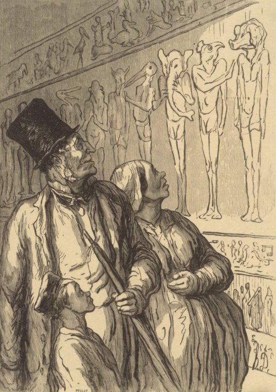 At the Universal Exposition by Honoré Daumier