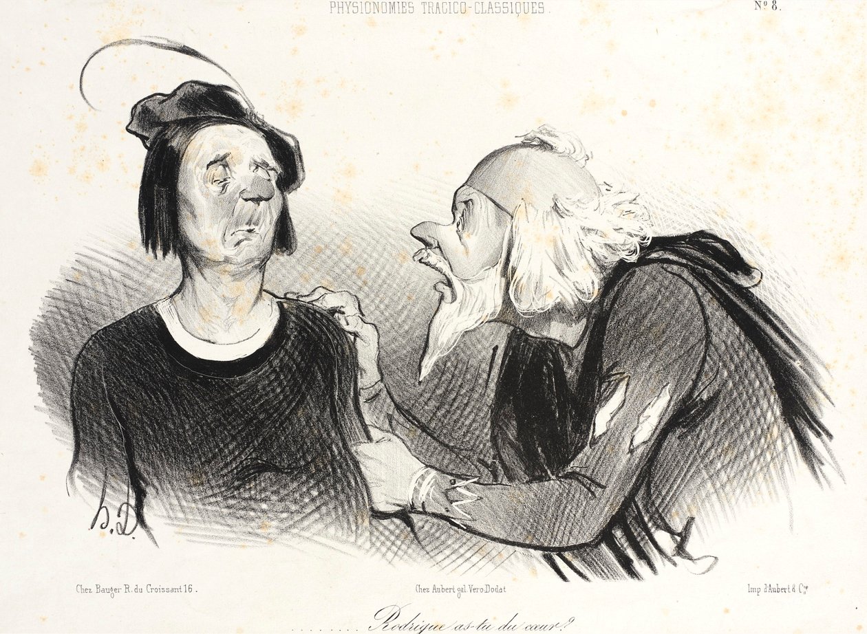 ...Rodrigue, Do You Have Heart... by Honoré Daumier