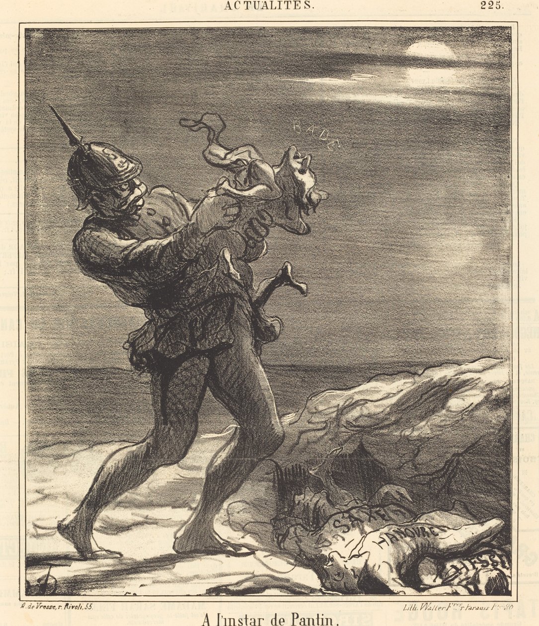 In the Style of Pantin by Honoré Daumier