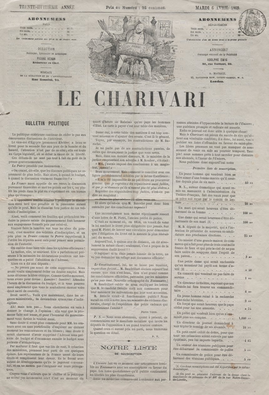 Actualities No. 64: Difficulties in Becoming Svelte by Honoré Daumier