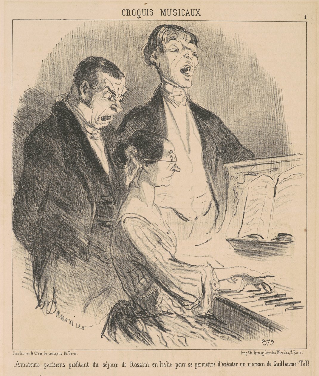 Parisian Amateurs Taking Advantage of Rossini