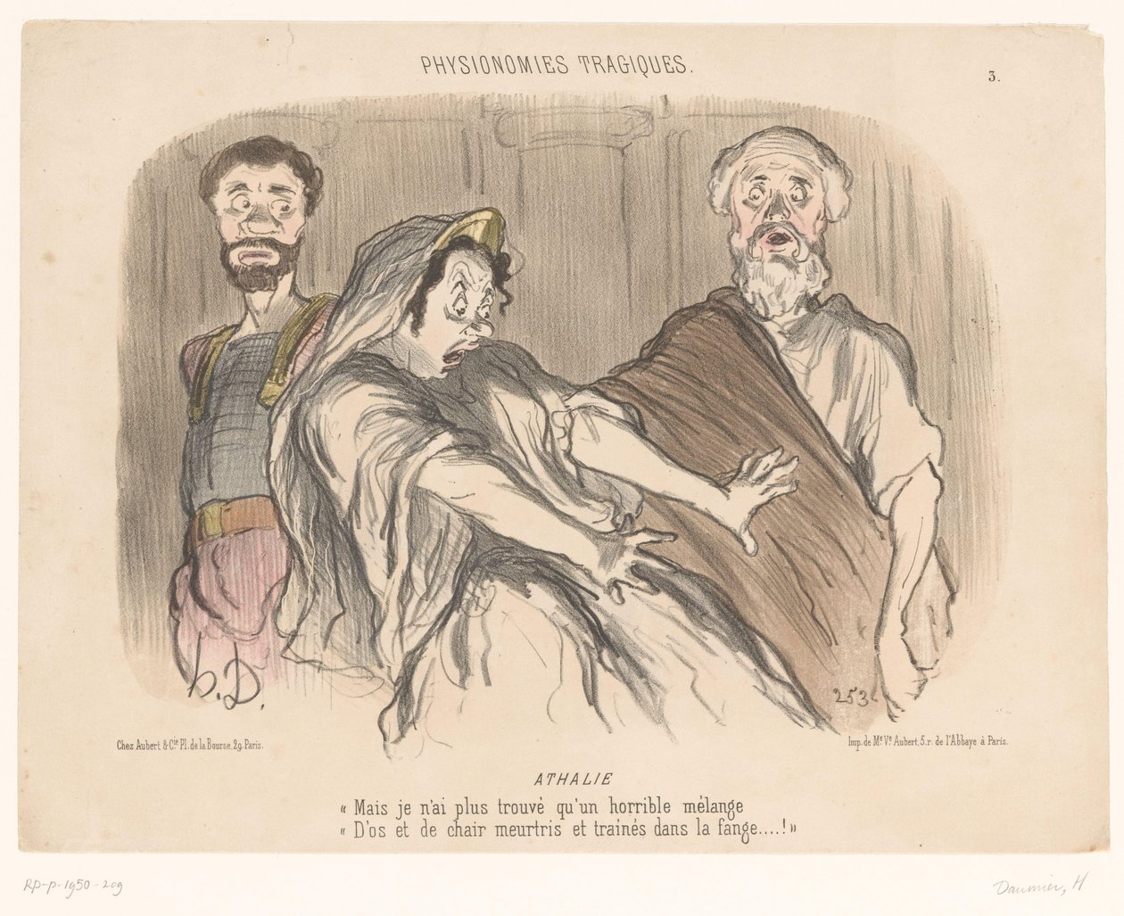 Athaliah Sees a Terrifying Vision by Honoré Daumier