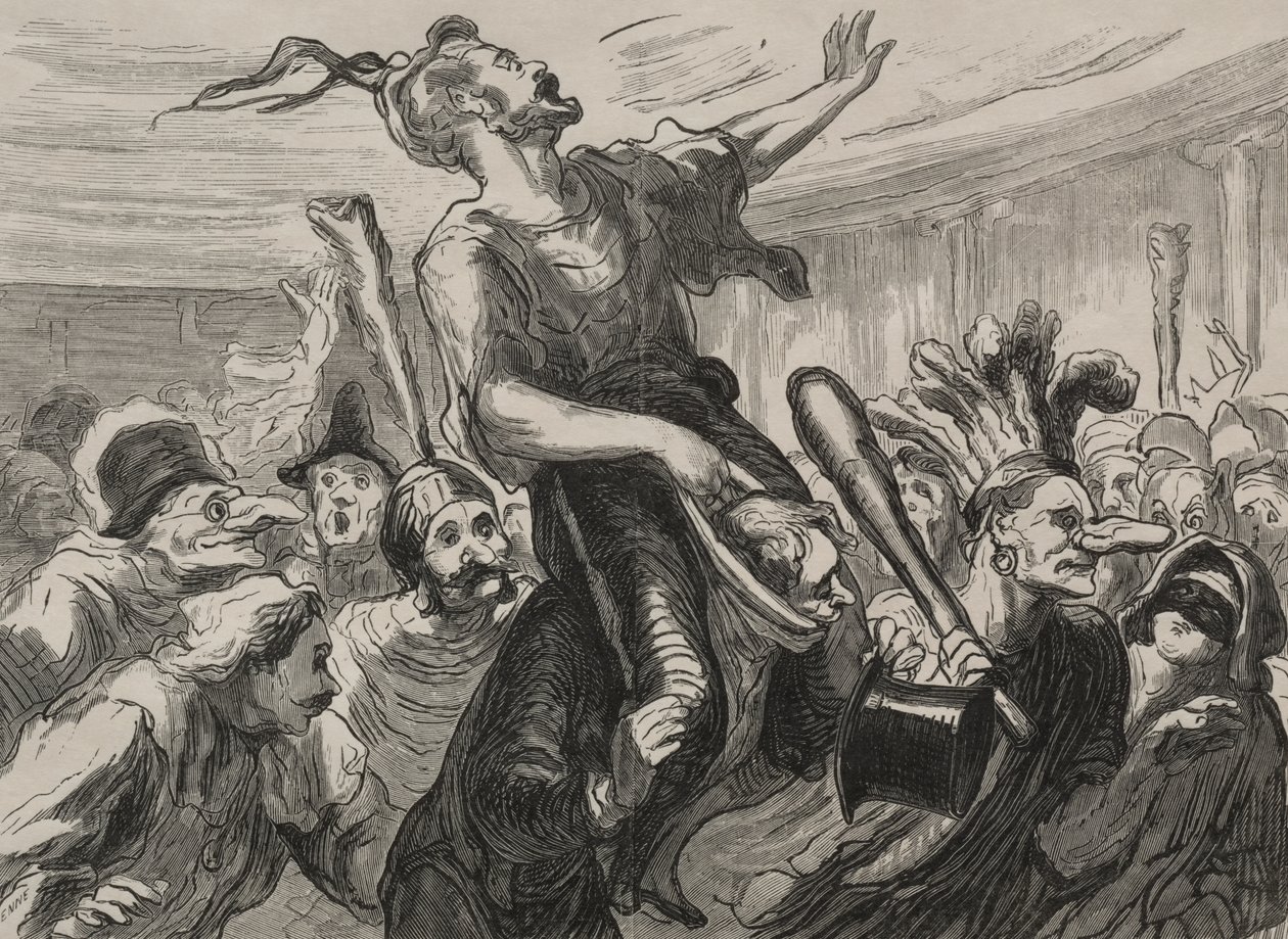 Opera Ball: Long Live the Flambards by Honoré Daumier