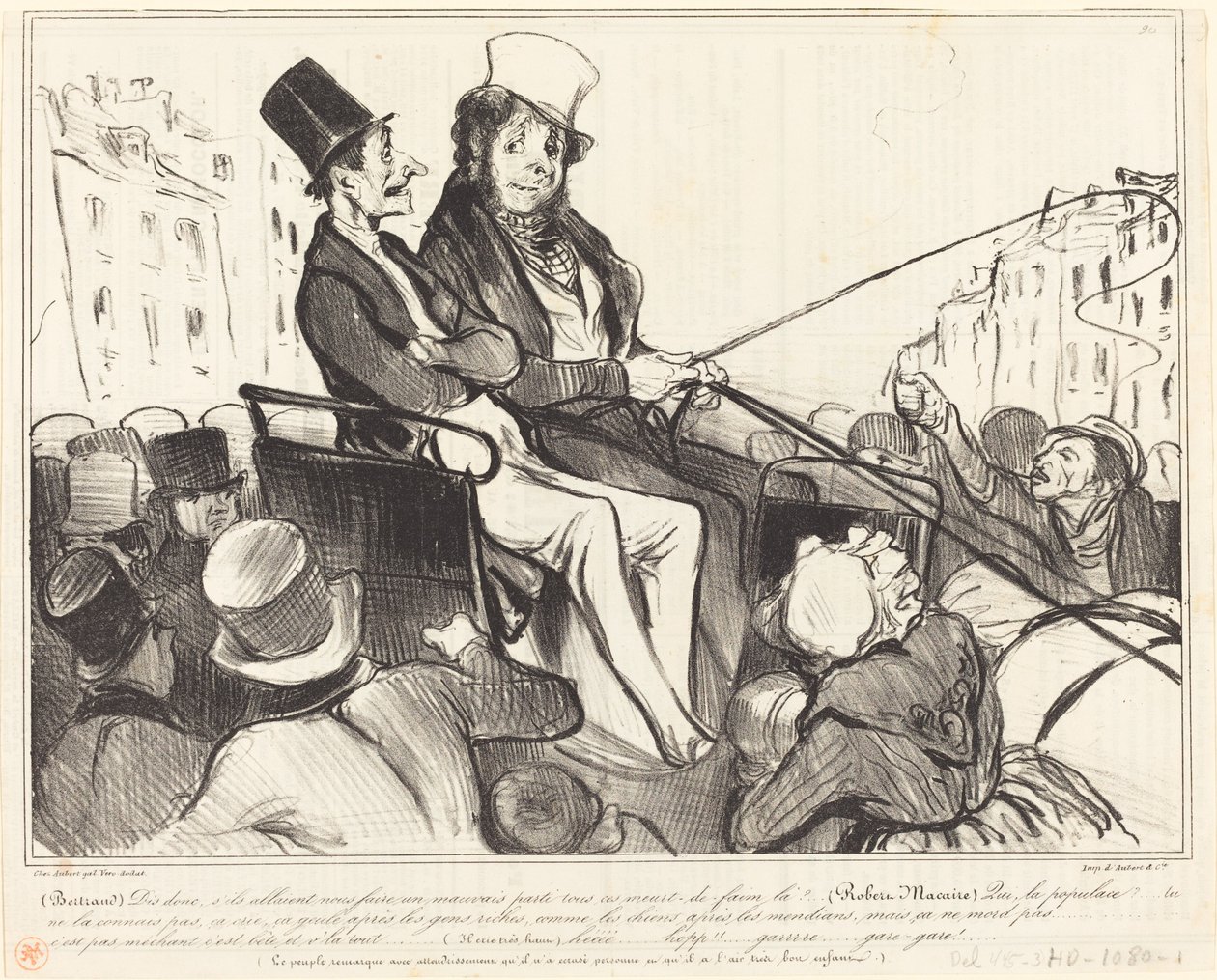 Bertrand, Say, What If They Were to... by Honoré Daumier