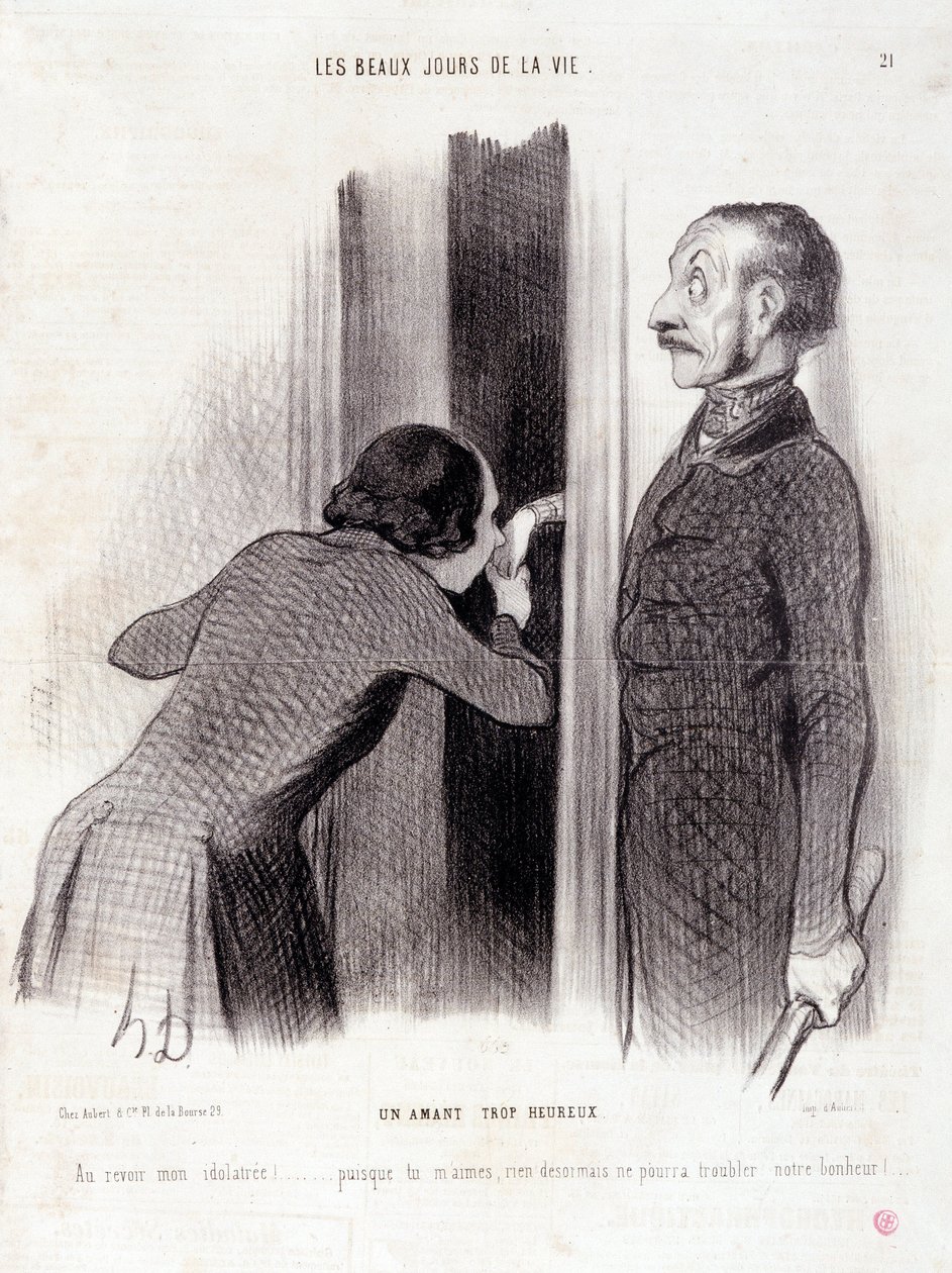 Cartoon about the couple. Series 