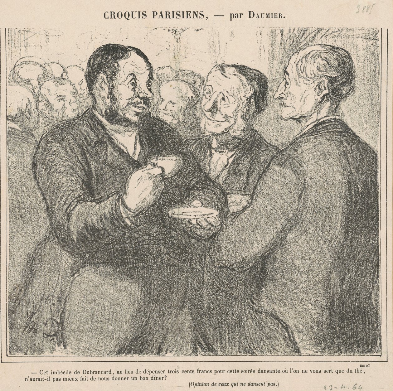 That Idiot Dubrancart ... by Honoré Daumier