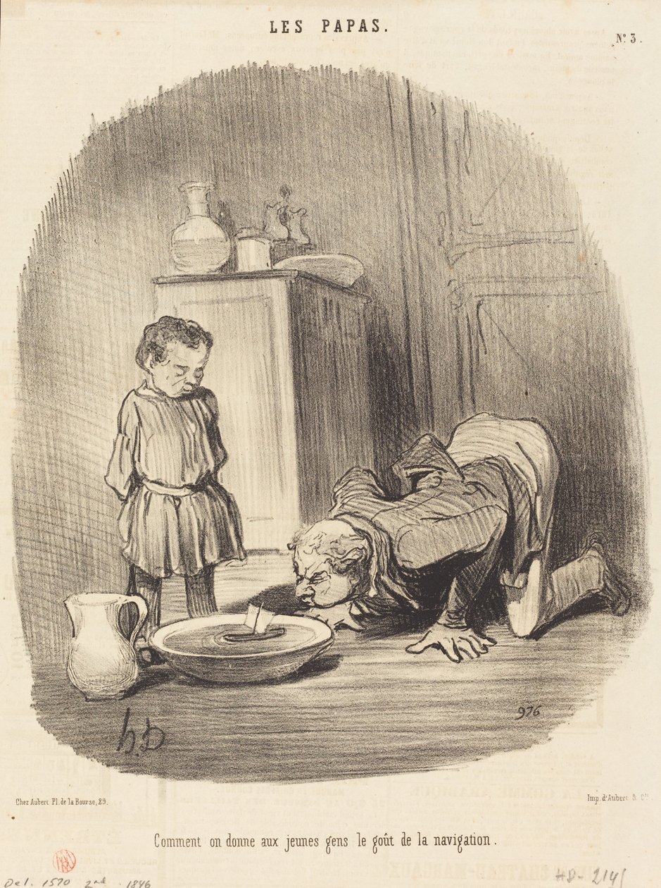 How to Give... the Taste for Navigation by Honoré Daumier