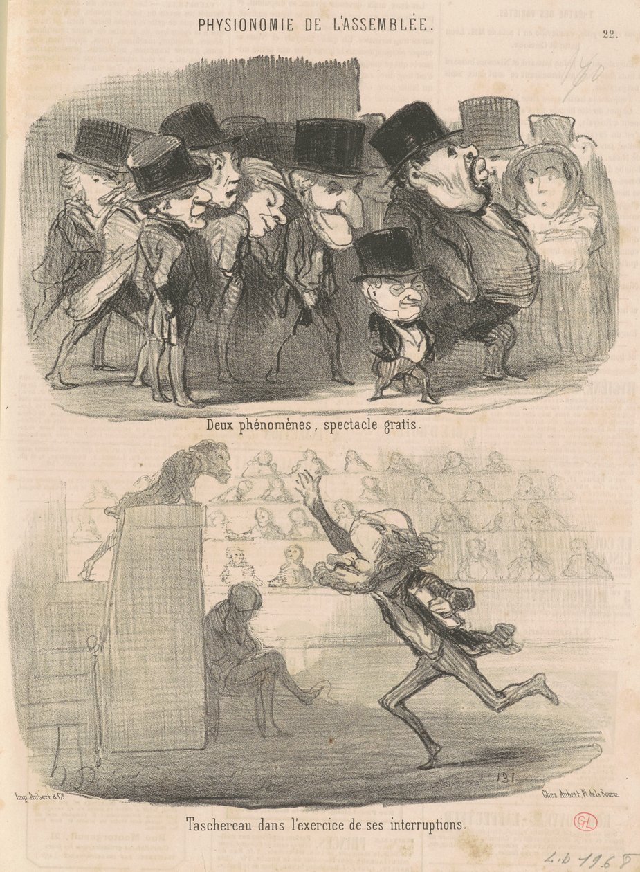 Two Phenomena, Free Show by Honoré Daumier