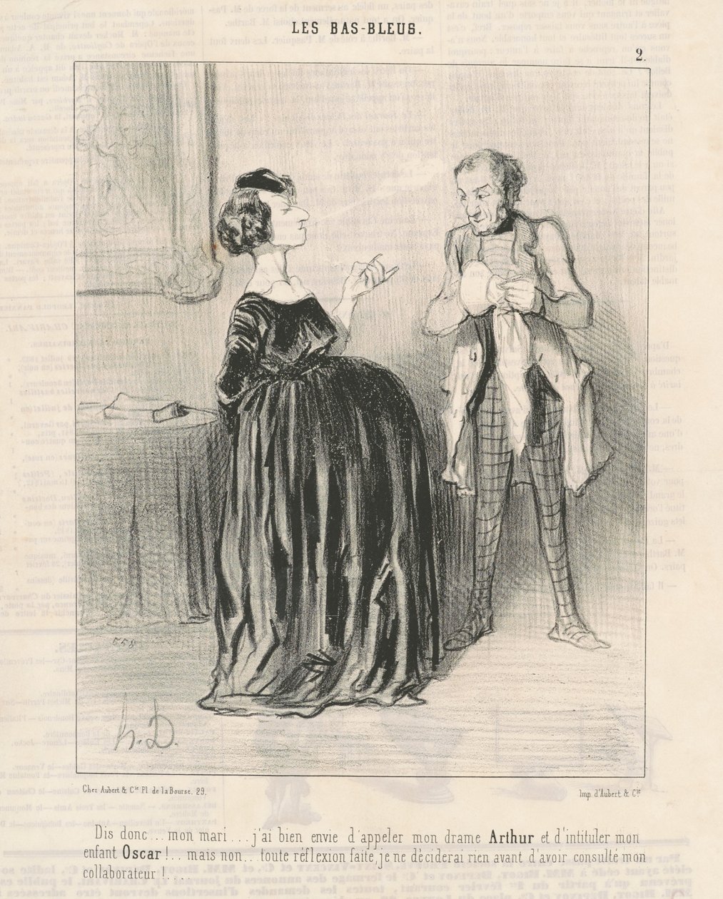 So ... my husband ... I really want to call my drama ... by Honoré Daumier