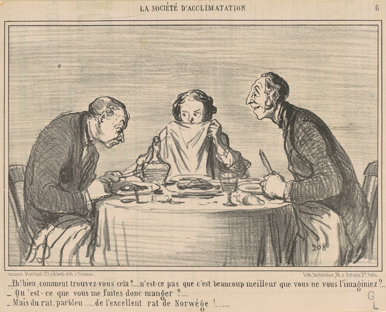 Eh! Well, how do you find this? by Honoré Daumier