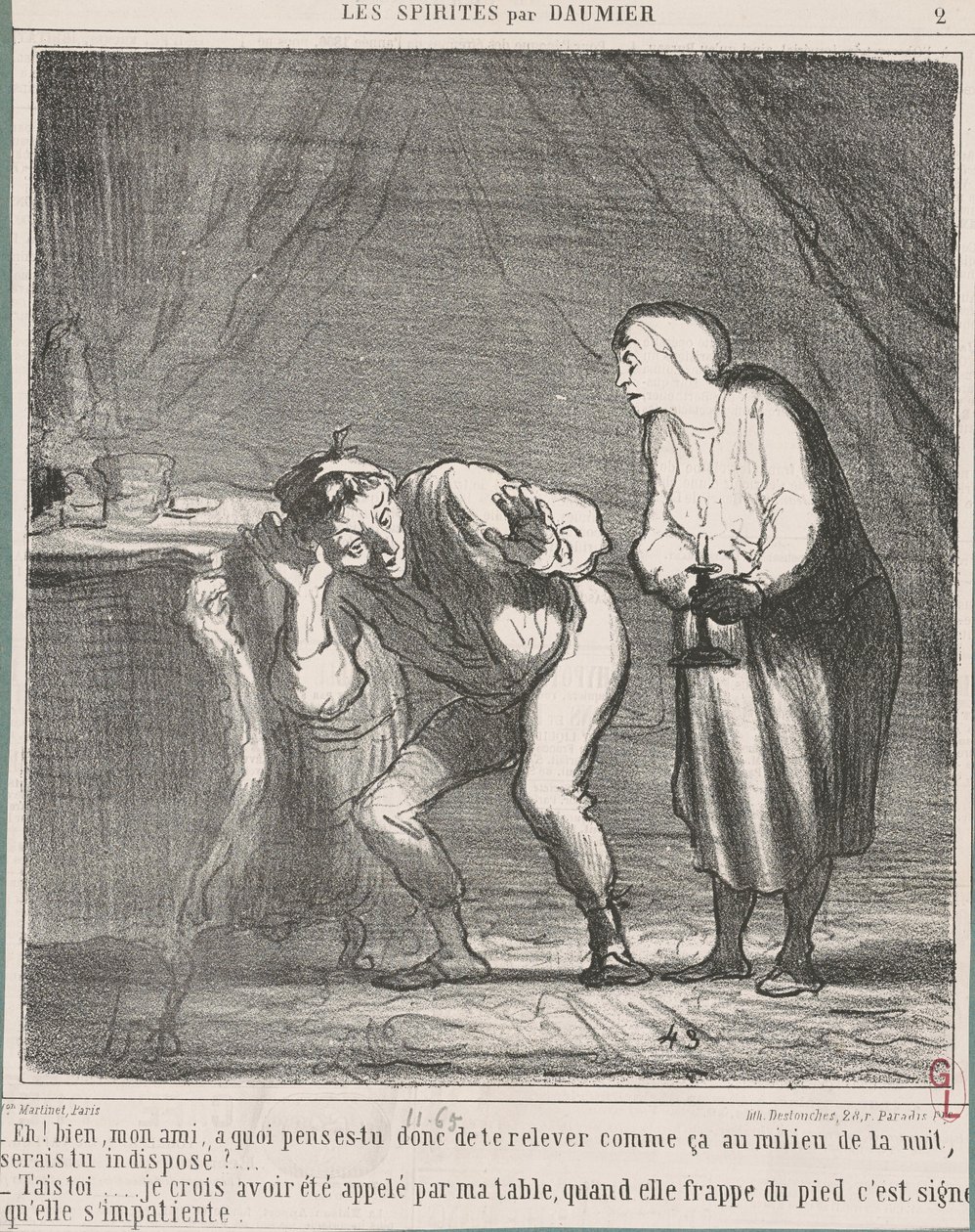 Eh! Well ... my friend, what are you thinking about? ... by Honoré Daumier
