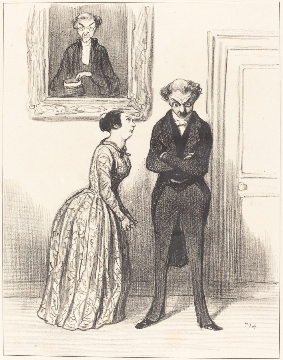 And to think that there are three... accused that I could not convict!... by Honoré Daumier