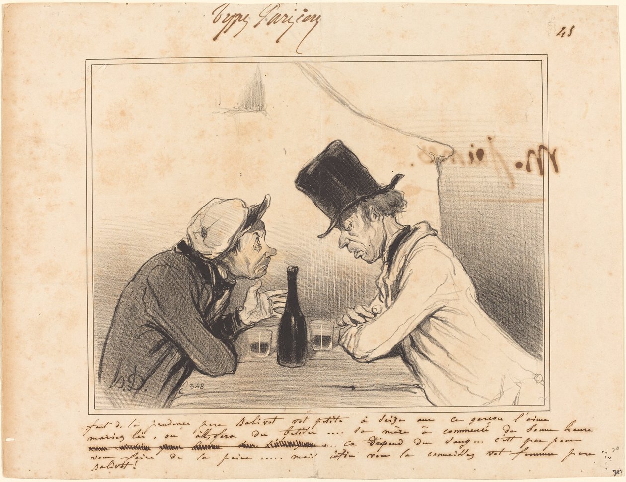 Father Balivot, Your Little One is Sixteen... by Honoré Daumier
