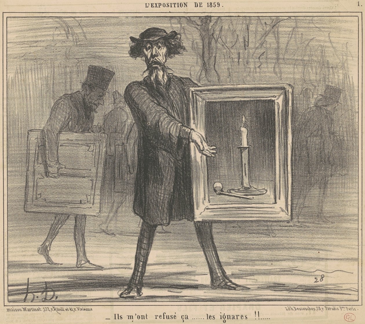 They refused me that... by Honoré Daumier