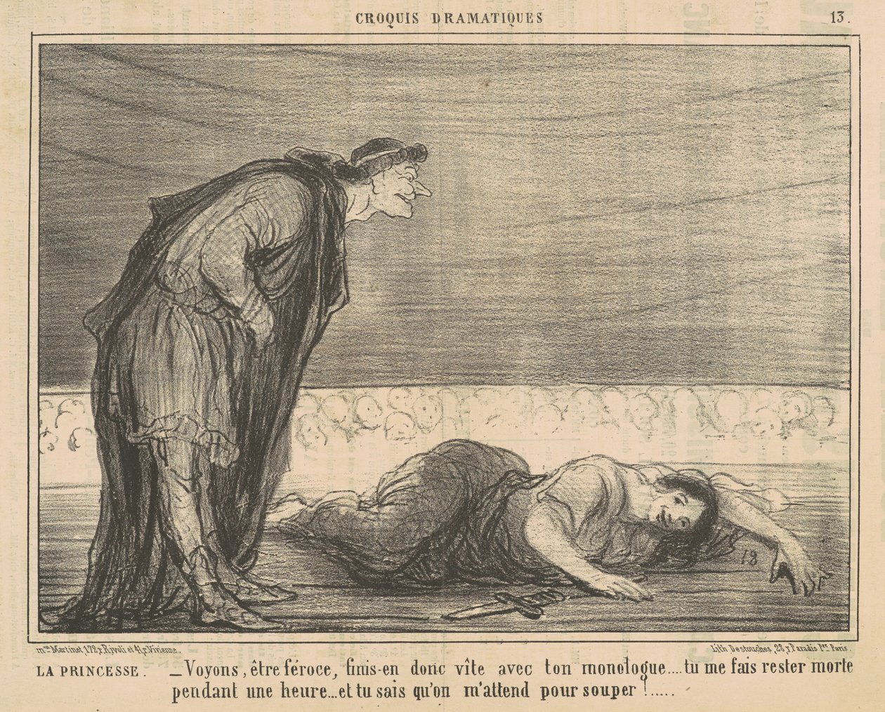 The Princess by Honoré Daumier