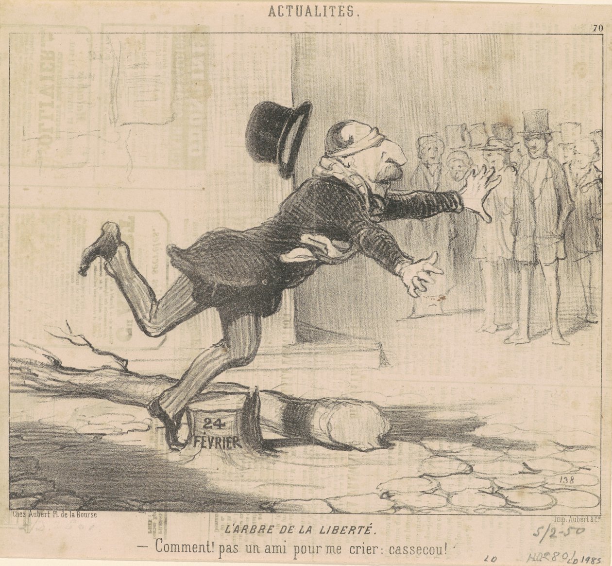 The tree of liberty by Honoré Daumier