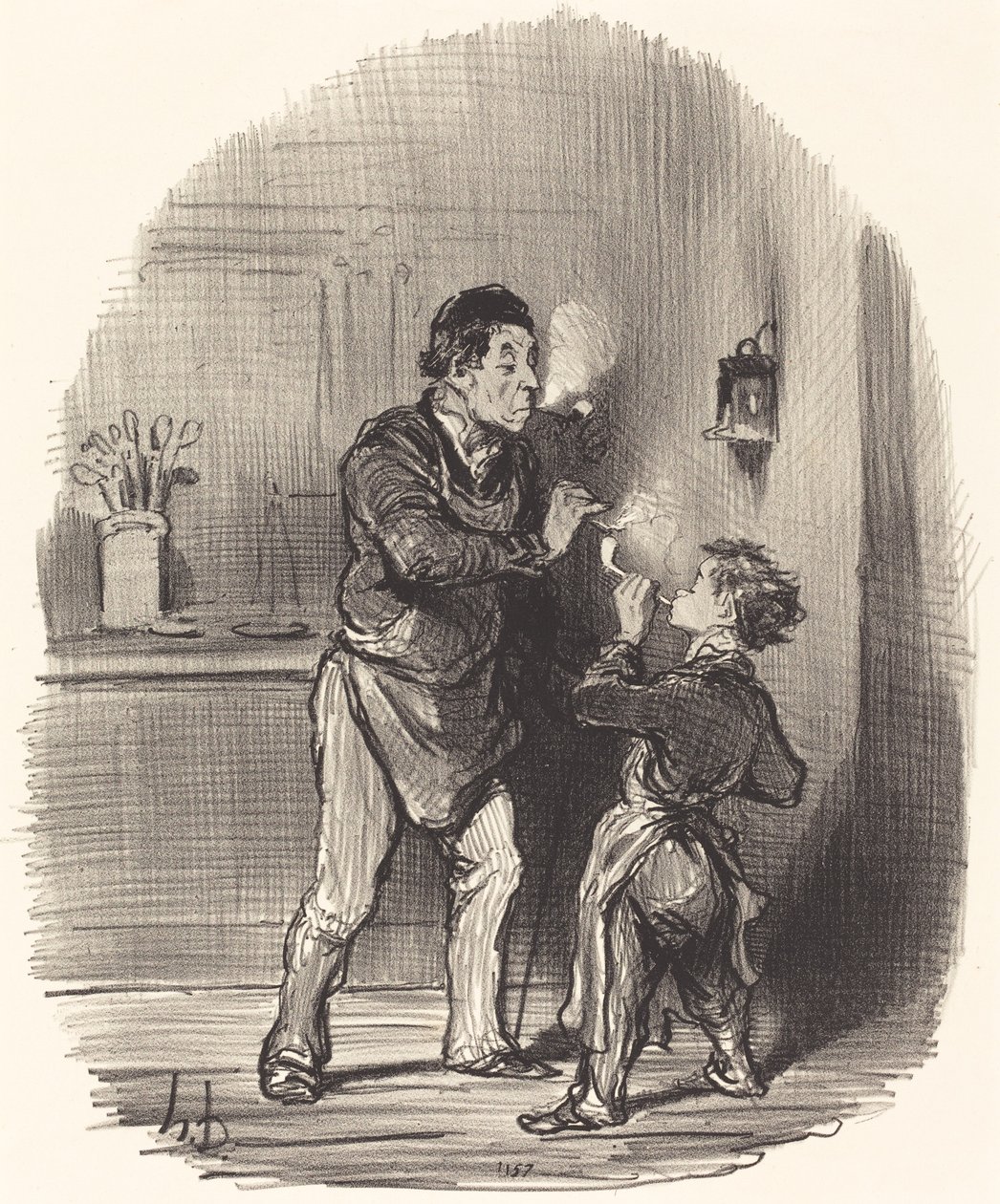 The Philosopher Ragpicker by Honoré Daumier