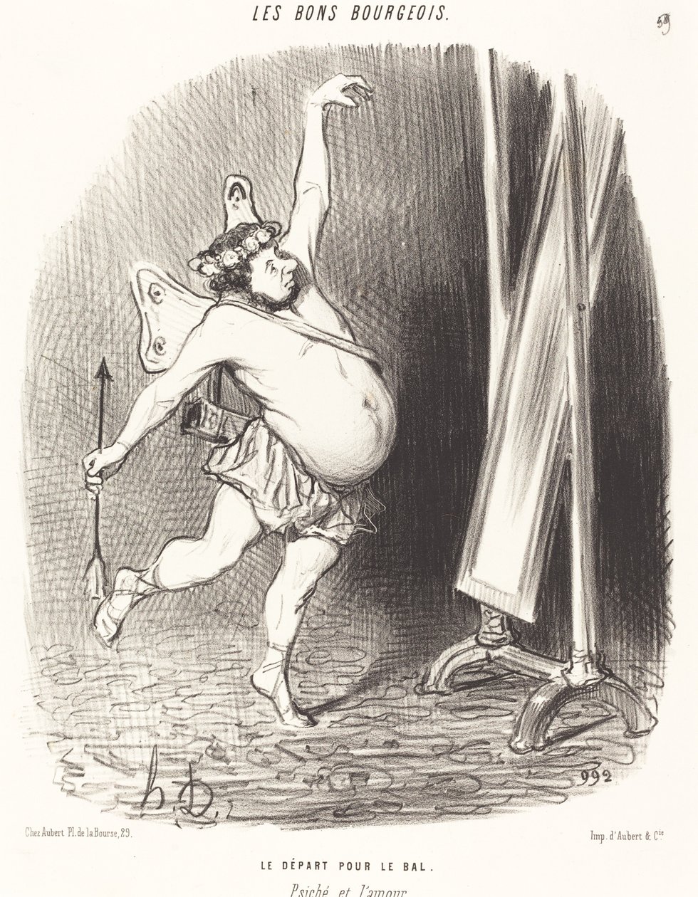 The Departure for the Ball by Honoré Daumier
