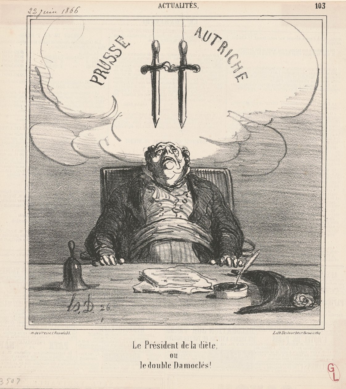 The President of the Diet by Honoré Daumier