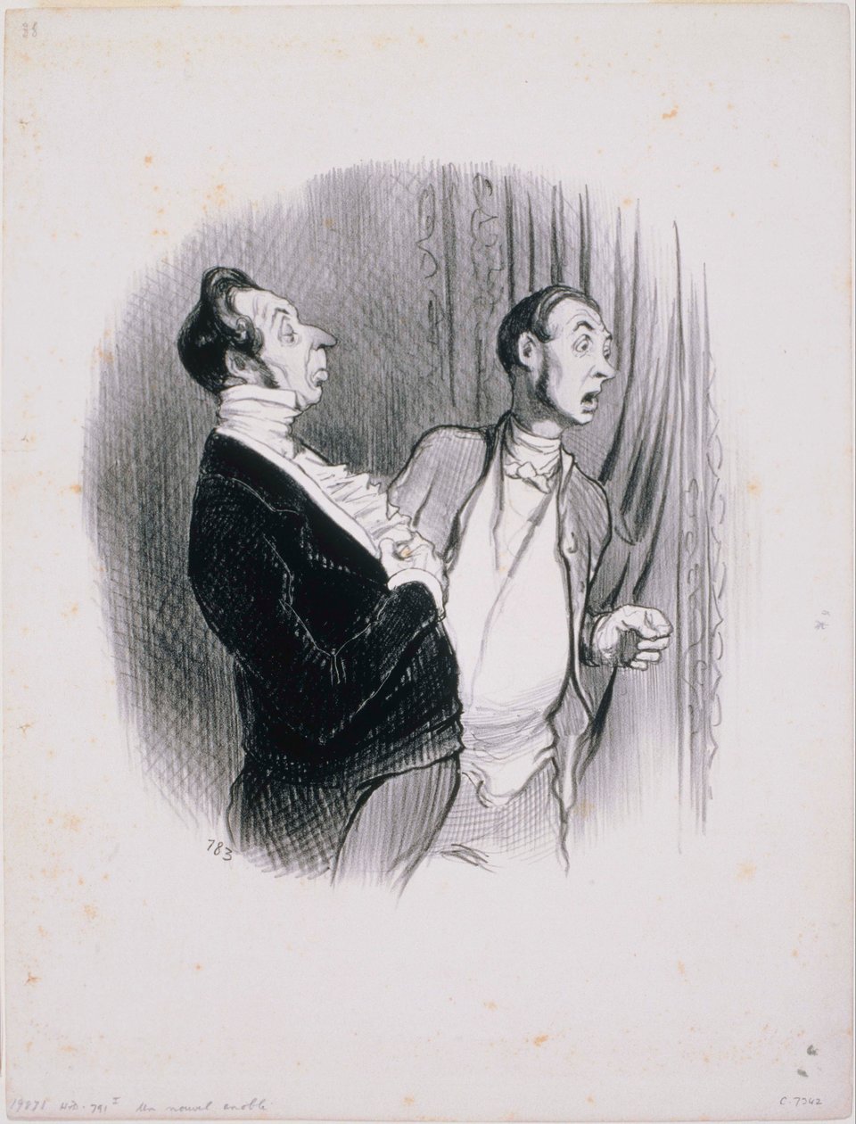 The Beautiful Days of Life: A Newly Ennobled by Honoré Daumier