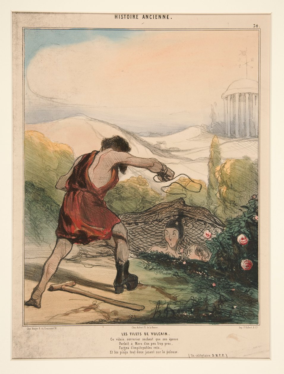 The Nets of Vulcan by Honoré Daumier