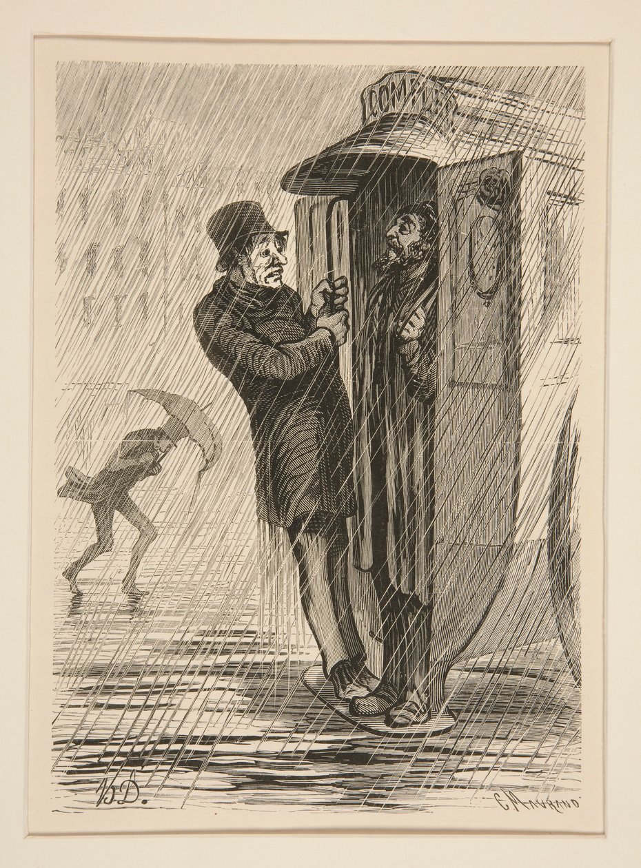 The Omnibus - Full!!! by Honoré Daumier