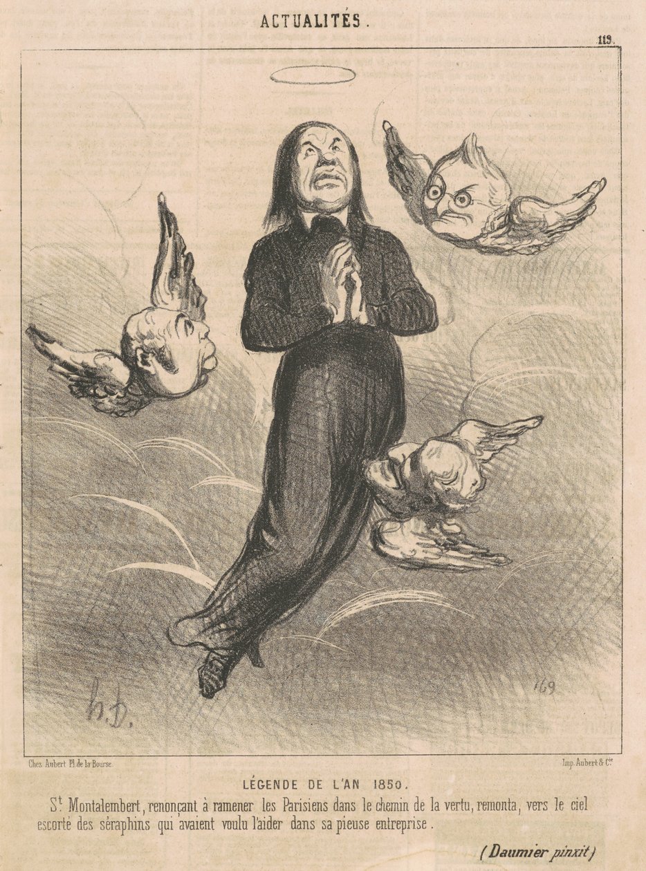 Legend of the Year 1850 by Honoré Daumier