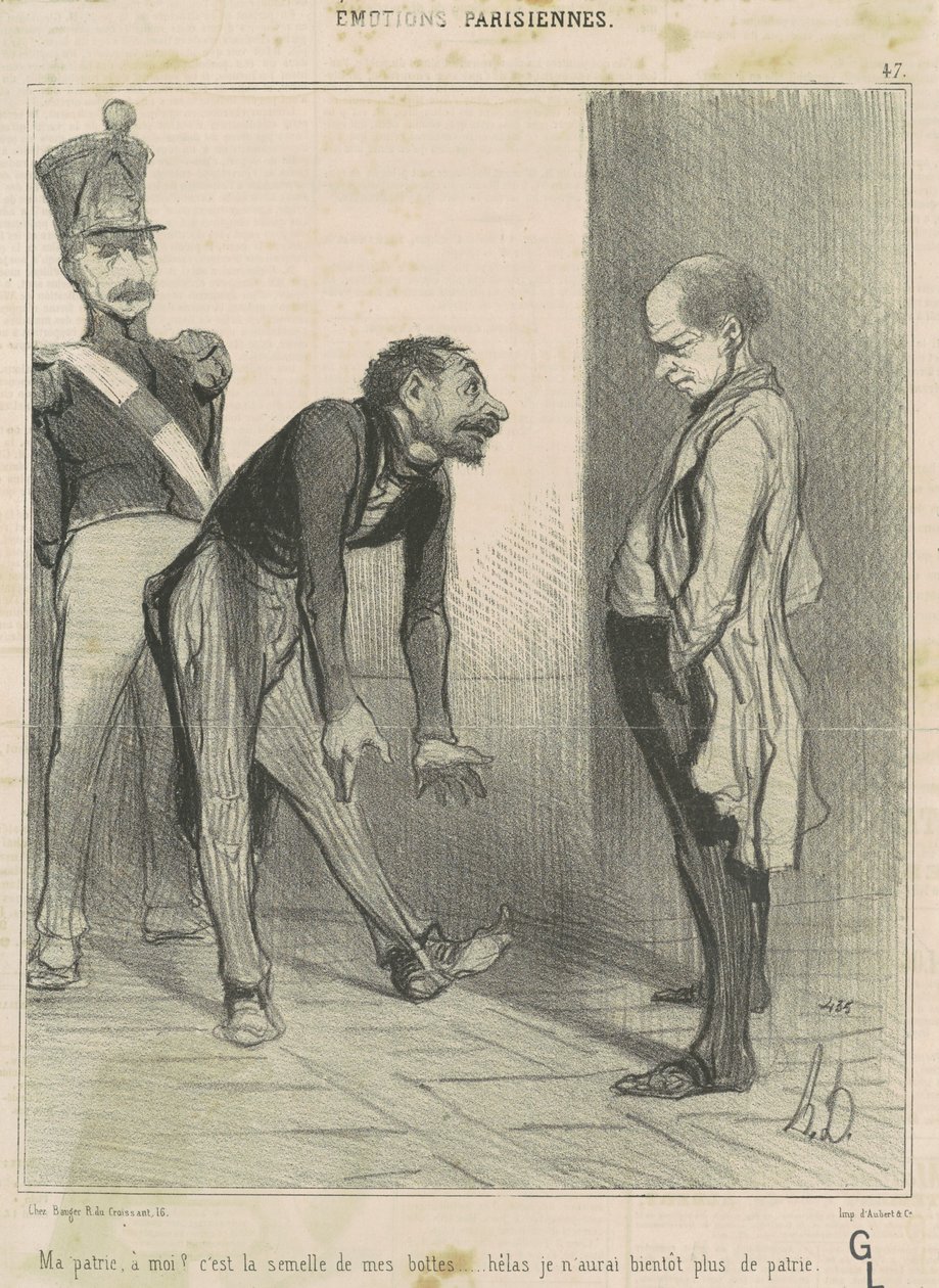 My homeland, to me?... by Honoré Daumier