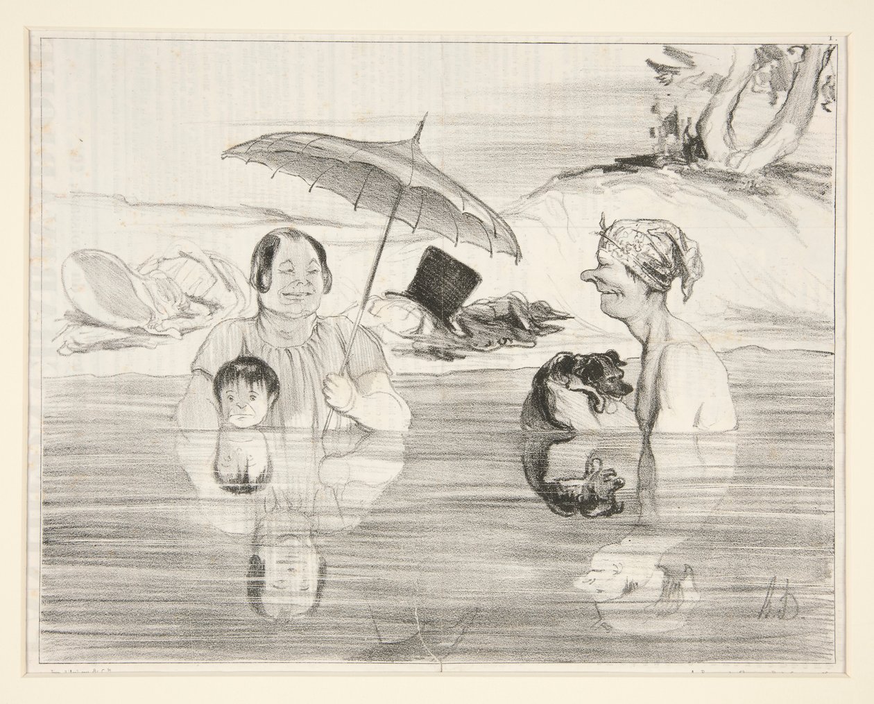 Mme. Greluche: Oh Gustave by Honoré Daumier