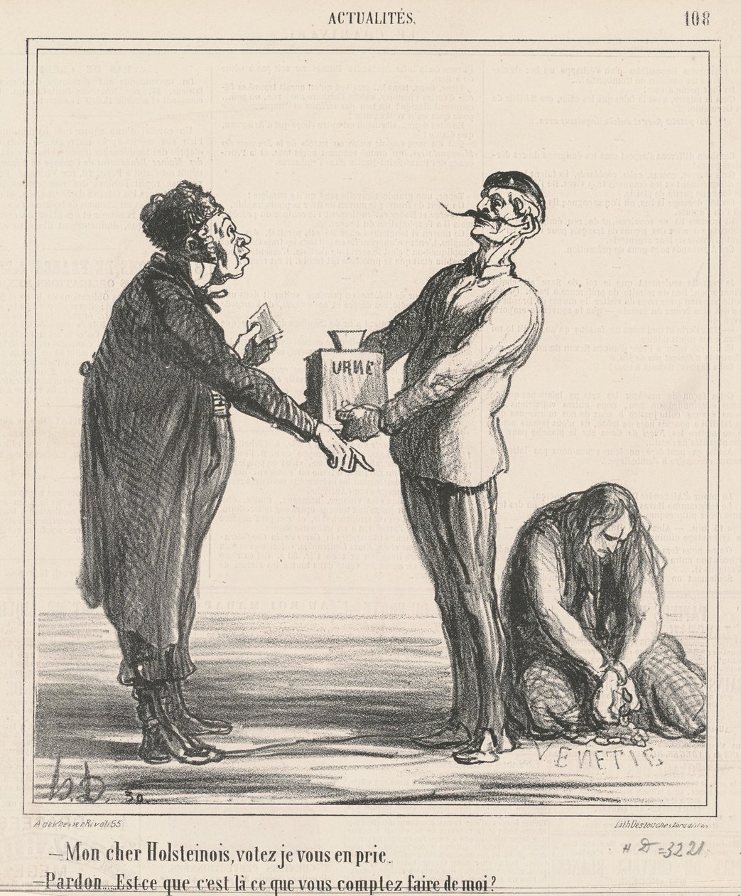 My dear Holsteiner, please vote by Honoré Daumier