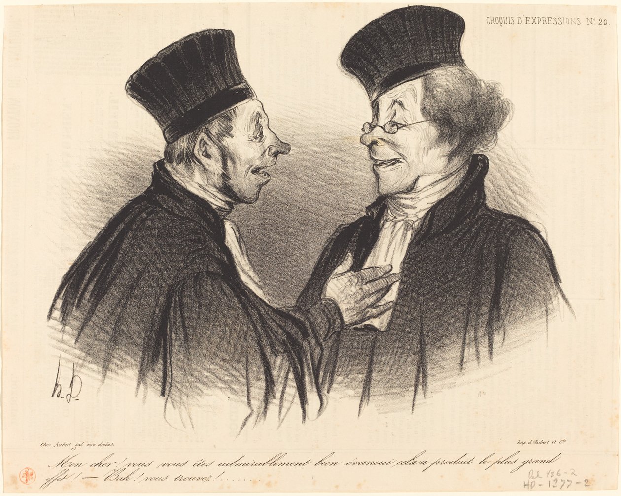 My Dear! You Have Admirably... Fainted... by Honoré Daumier