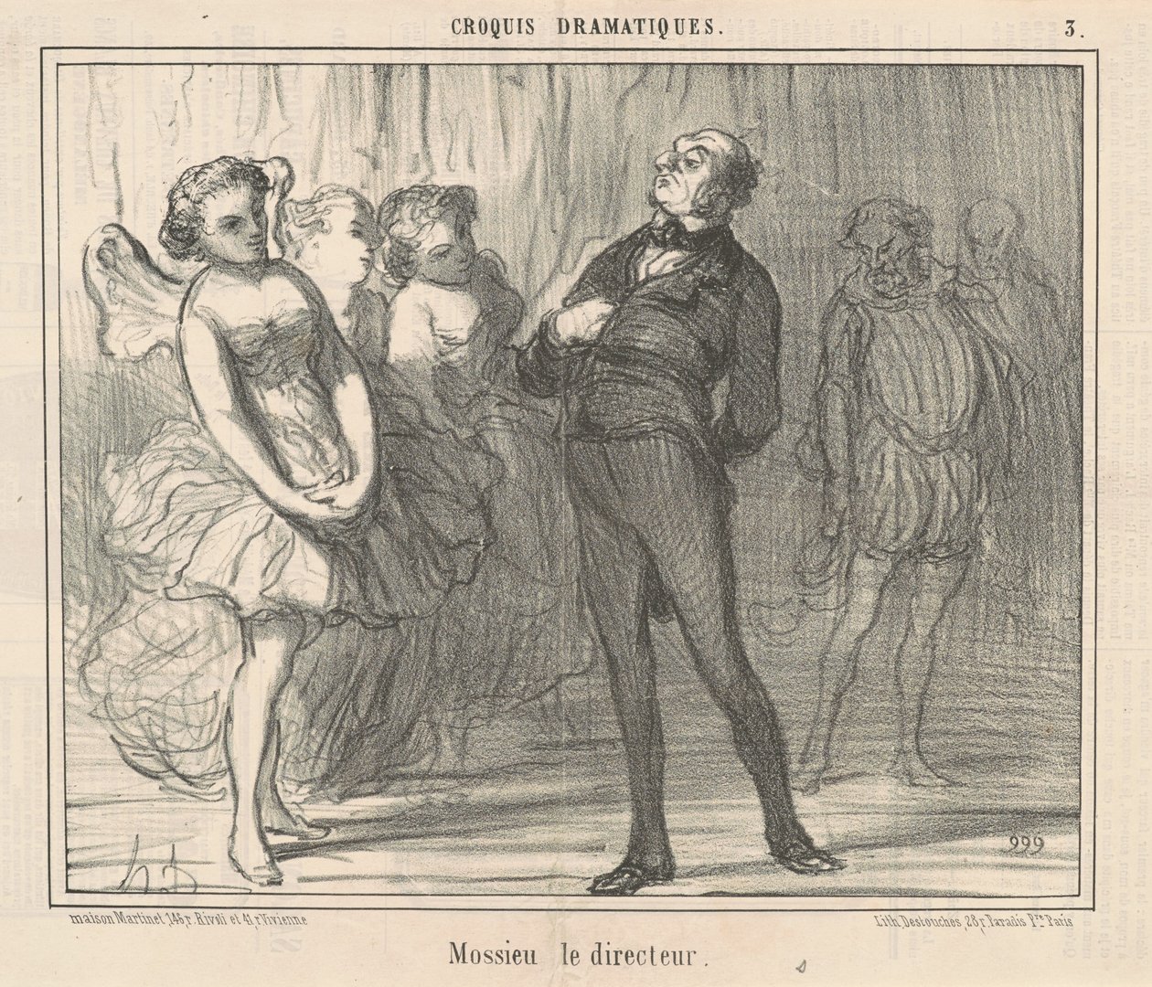 Mr. Director by Honoré Daumier