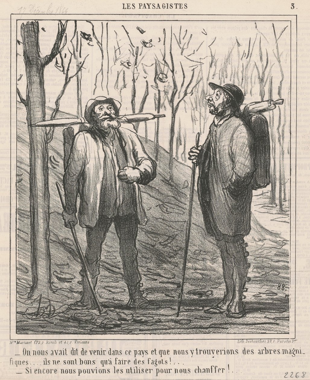 We Were Told to Come to This Country... by Honoré Daumier