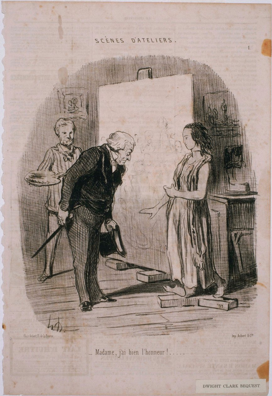 Workshop Scenes by Honoré Daumier