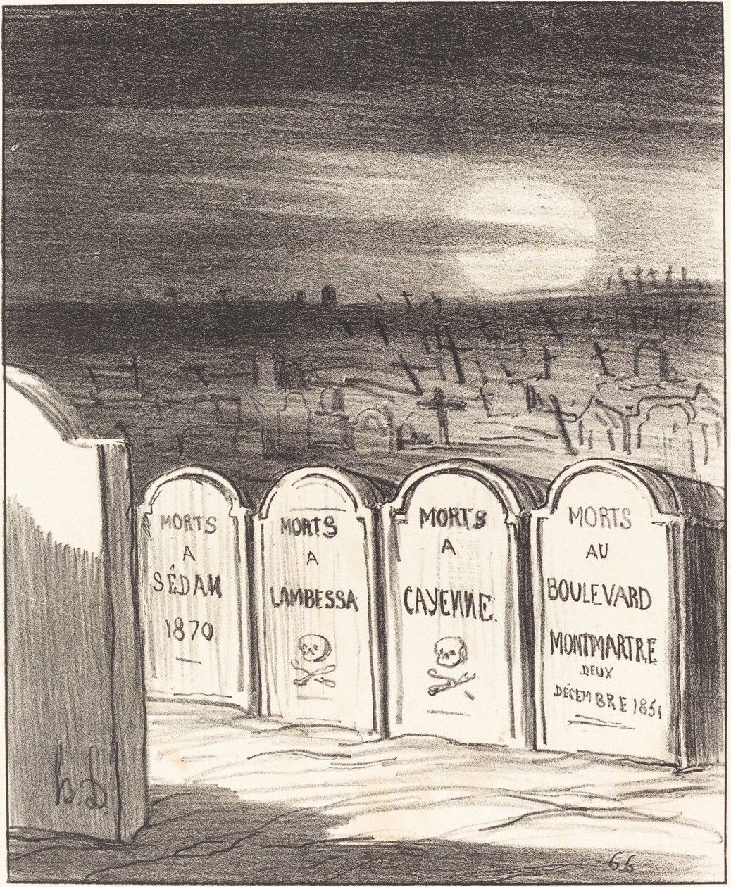 Napoleon Square by Honoré Daumier