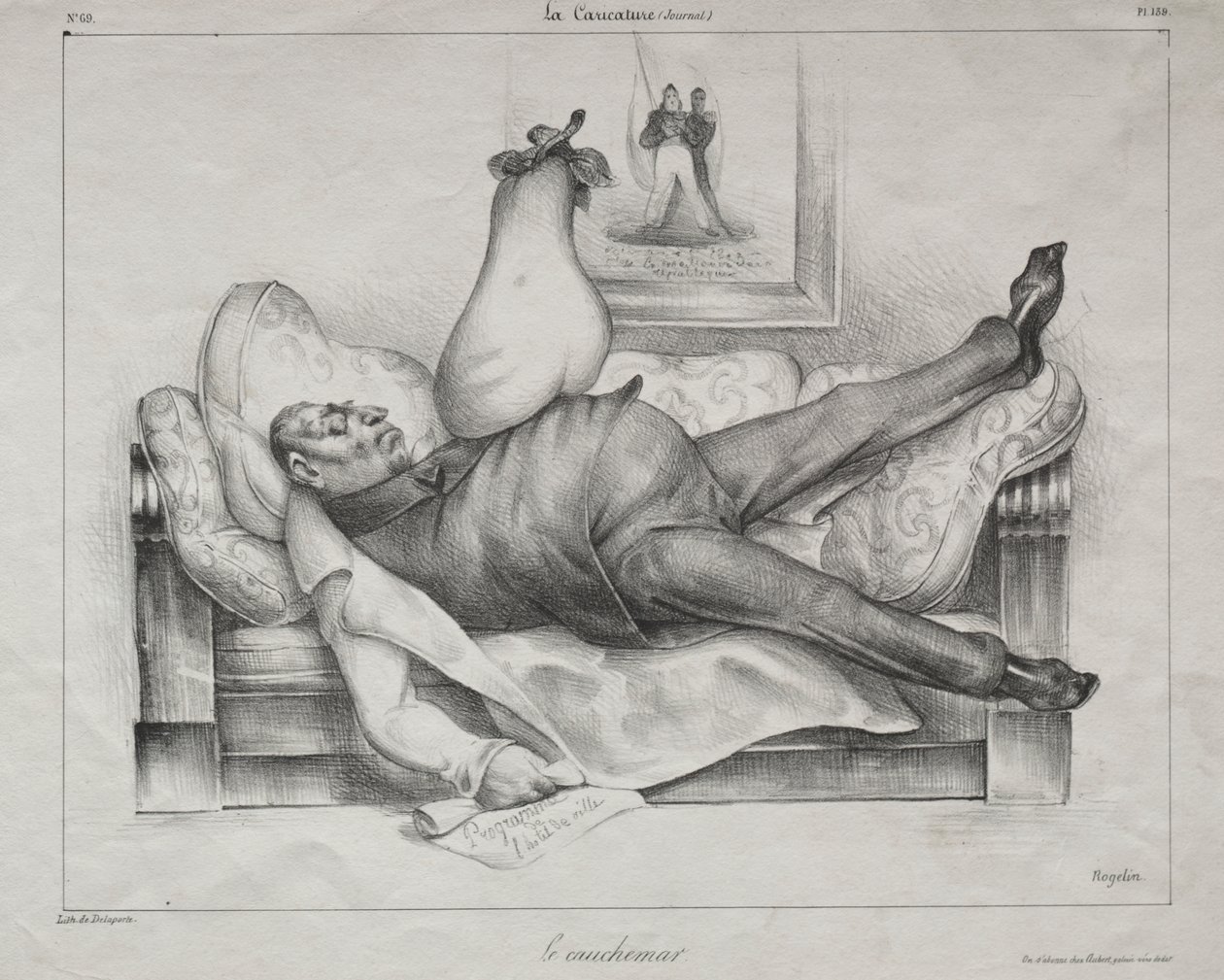The Nightmare by Honoré Daumier