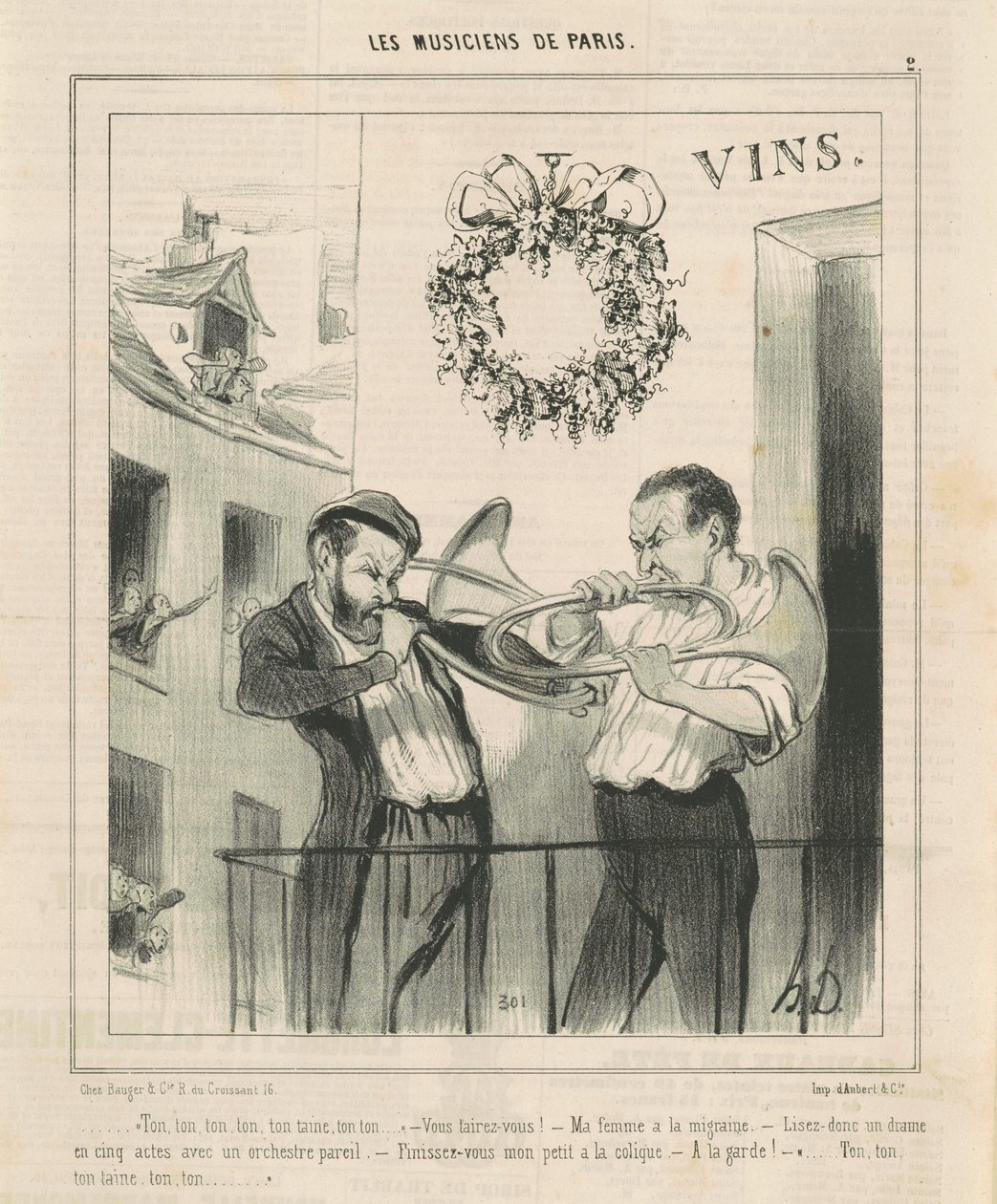 Ton, ton ... ton taine ... by Honoré Daumier