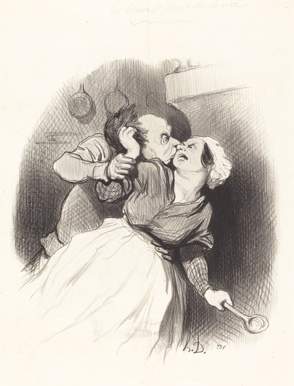 A Return of Youth by Honoré Daumier