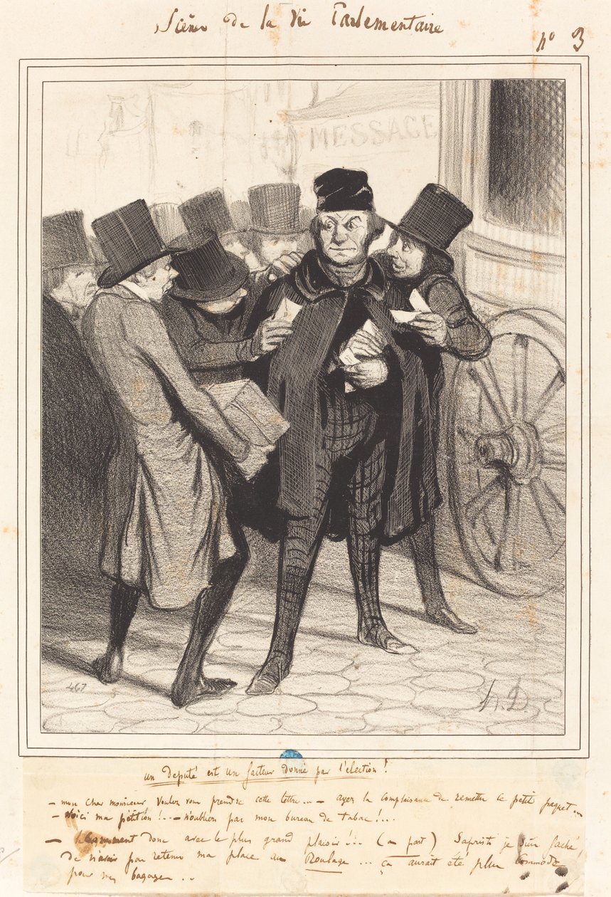 A Pleasure Trip to Paris by Honoré Daumier