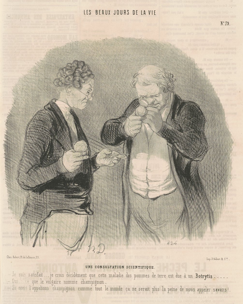 A Scientific Consultation by Honoré Daumier
