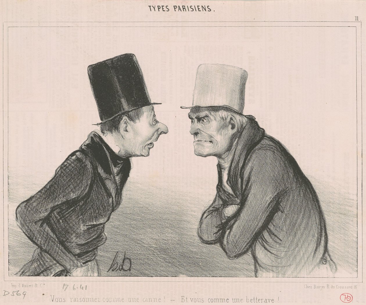 You Reason Like a Duck! by Honoré Daumier