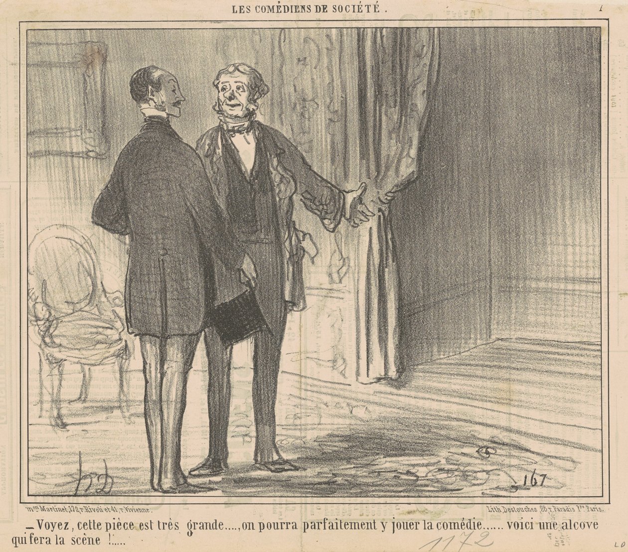Look, this piece is very large... by Honoré Daumier