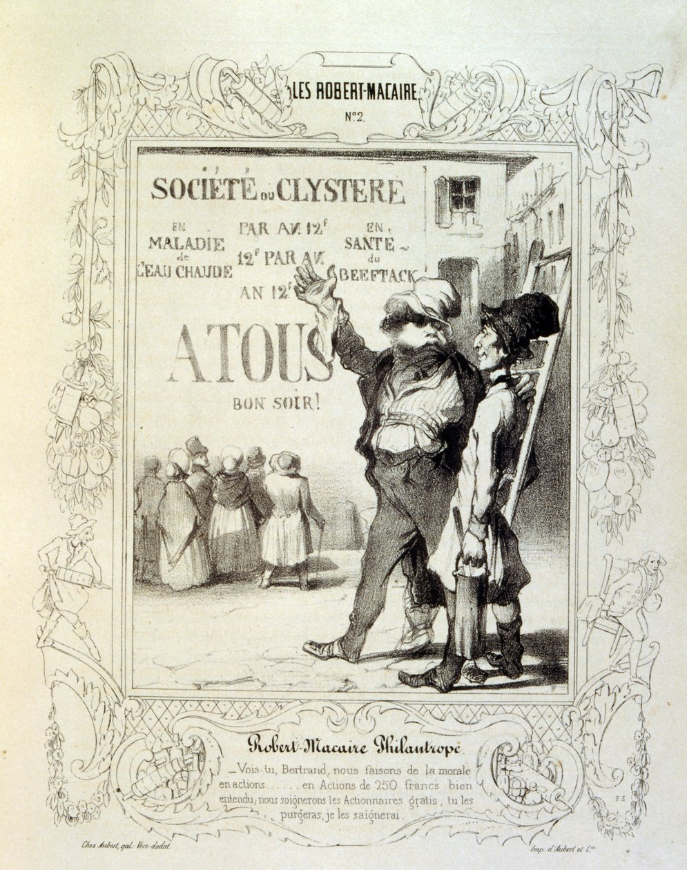 Illustrations About Ideas and Legends by Philipon, Under the Title 