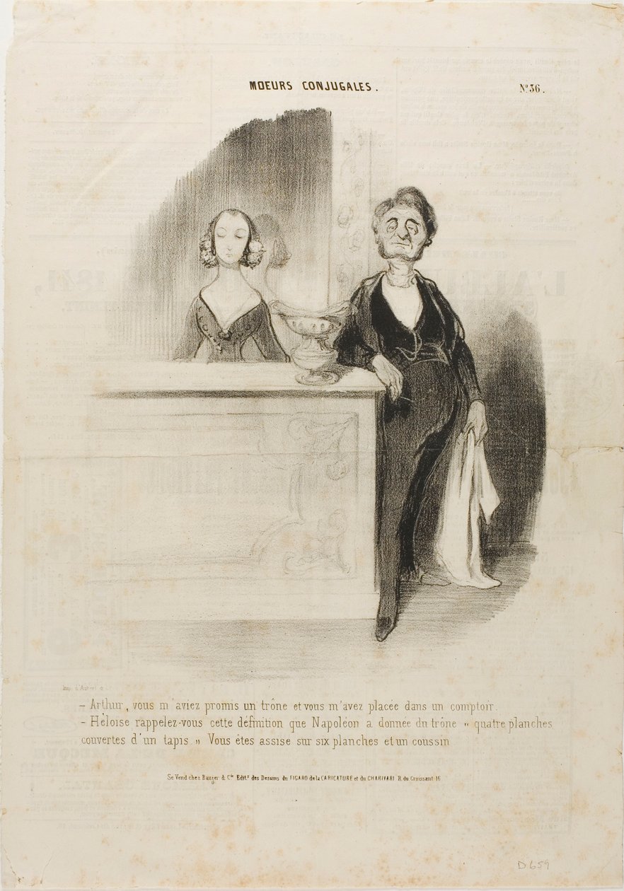 “- Arthur, you had promised me a throne and all you did is put me behind a counter. - Eloise, remember Napoleon