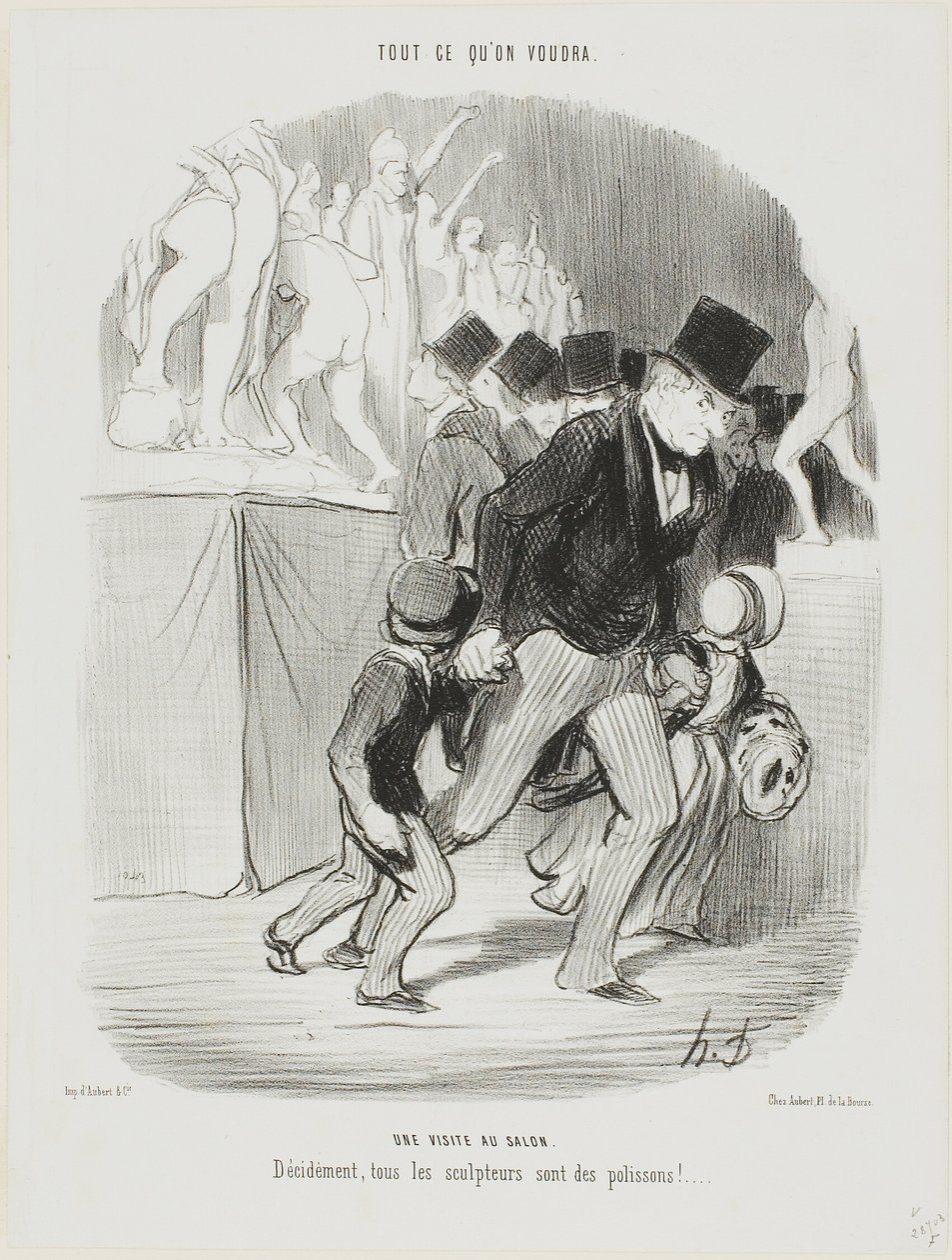 A Visit to the Salon, plate 1 from Tout Ce Qu