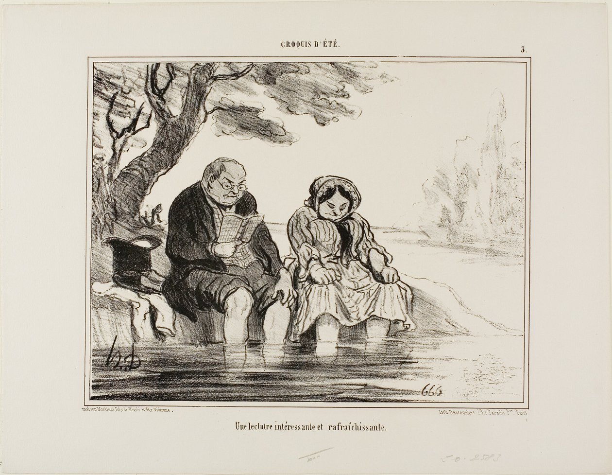 An interesting and refreshing reading, plate 3 from Croquis D