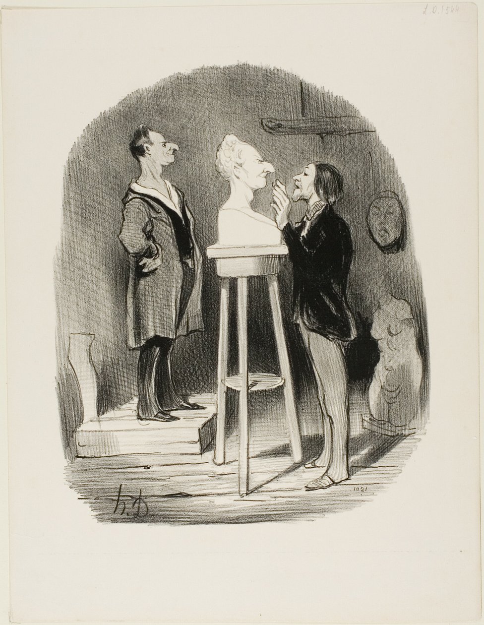 Monsieur Filochard, Plate 68 from Les Bons Bourgeois by Honoré Victorin Daumier