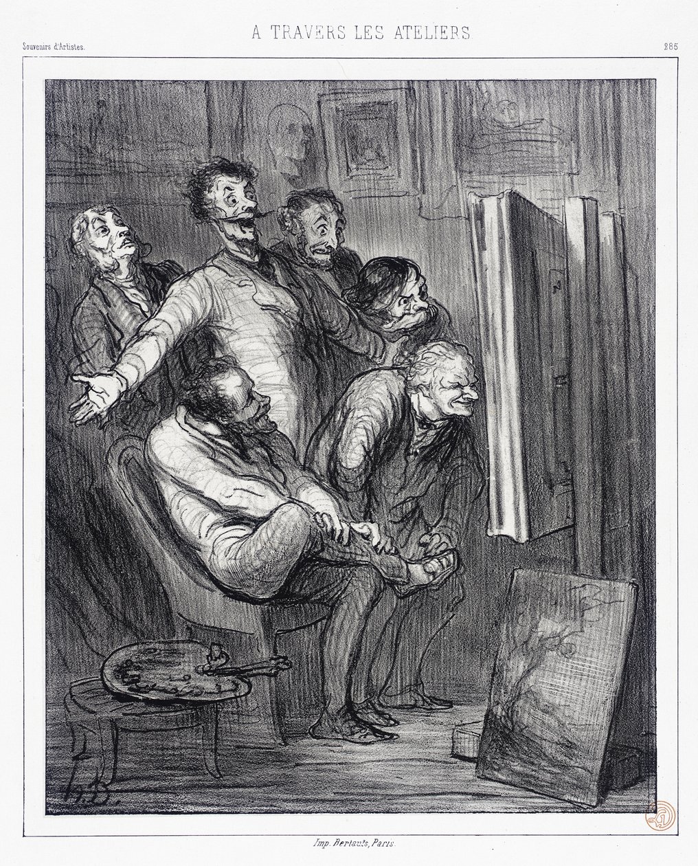 Through the Workshops by Honoré Daumier