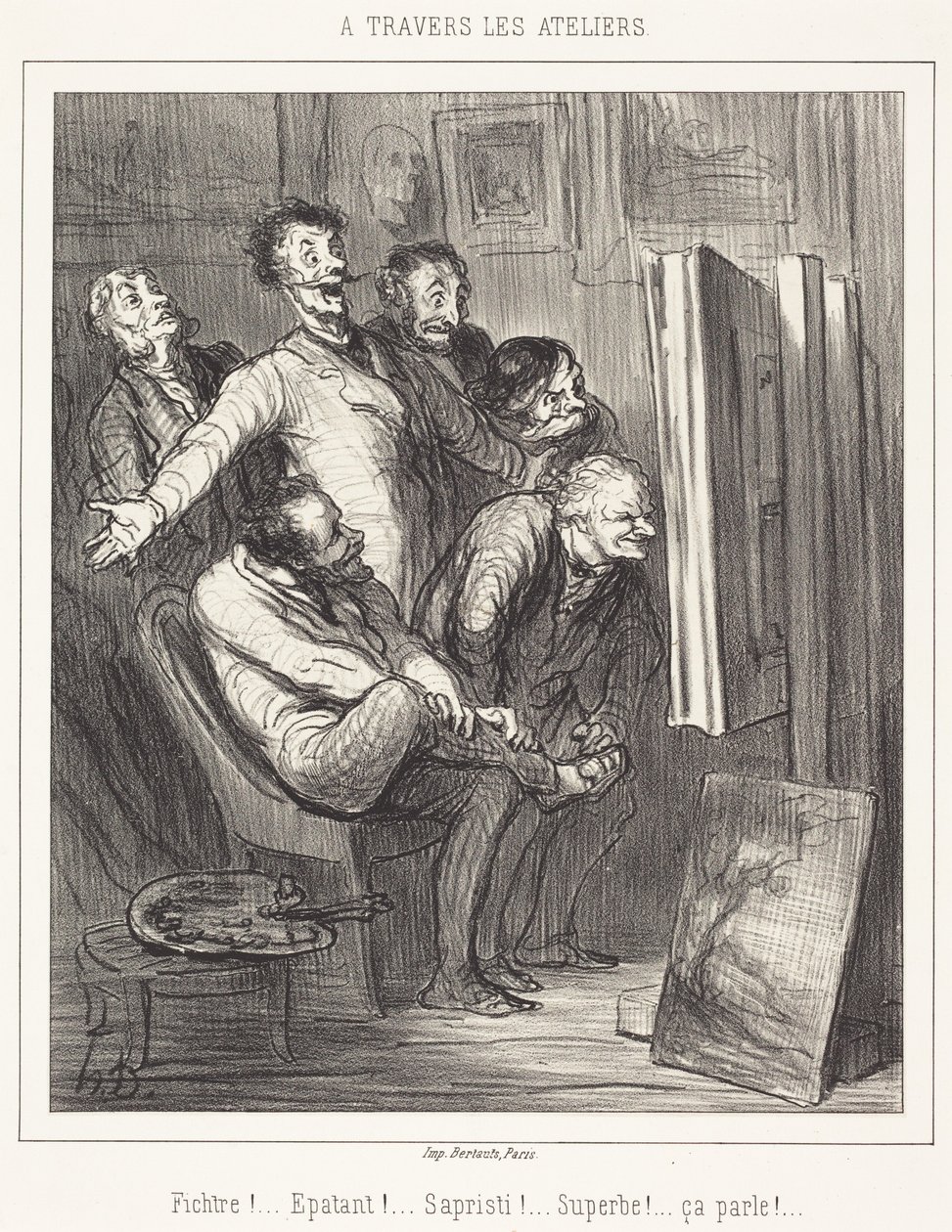 Through the Workshops by Honoré Daumier