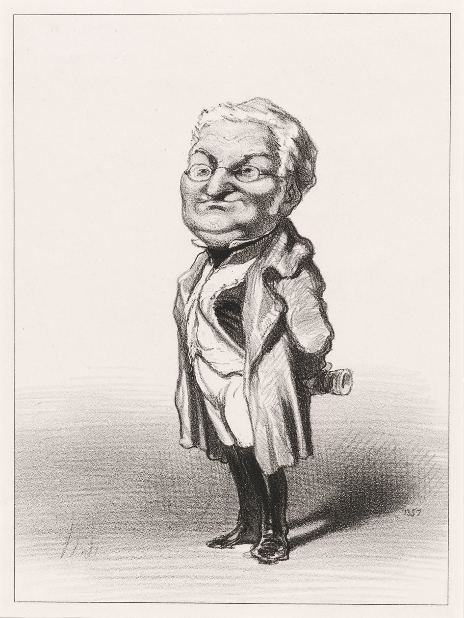 Adolphe Thiers by Honoré Daumier